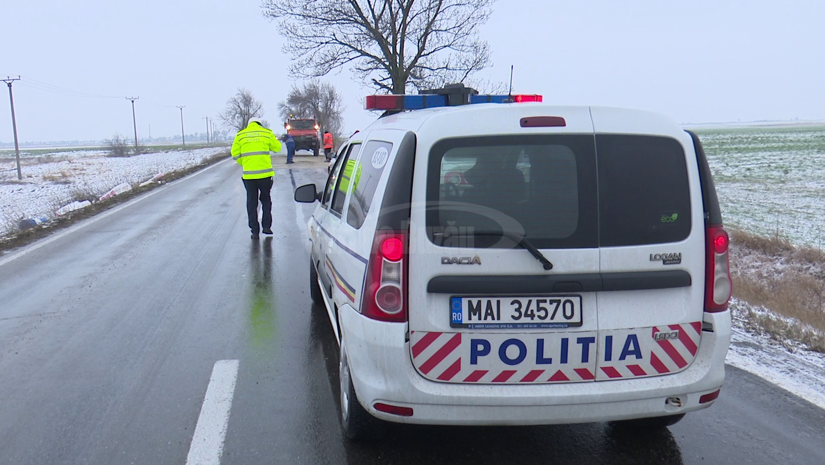 Poliția a amendat CNAIR-Secția Drumuri Naționale Buzău pentru producerea a două accidente pe DN 2B