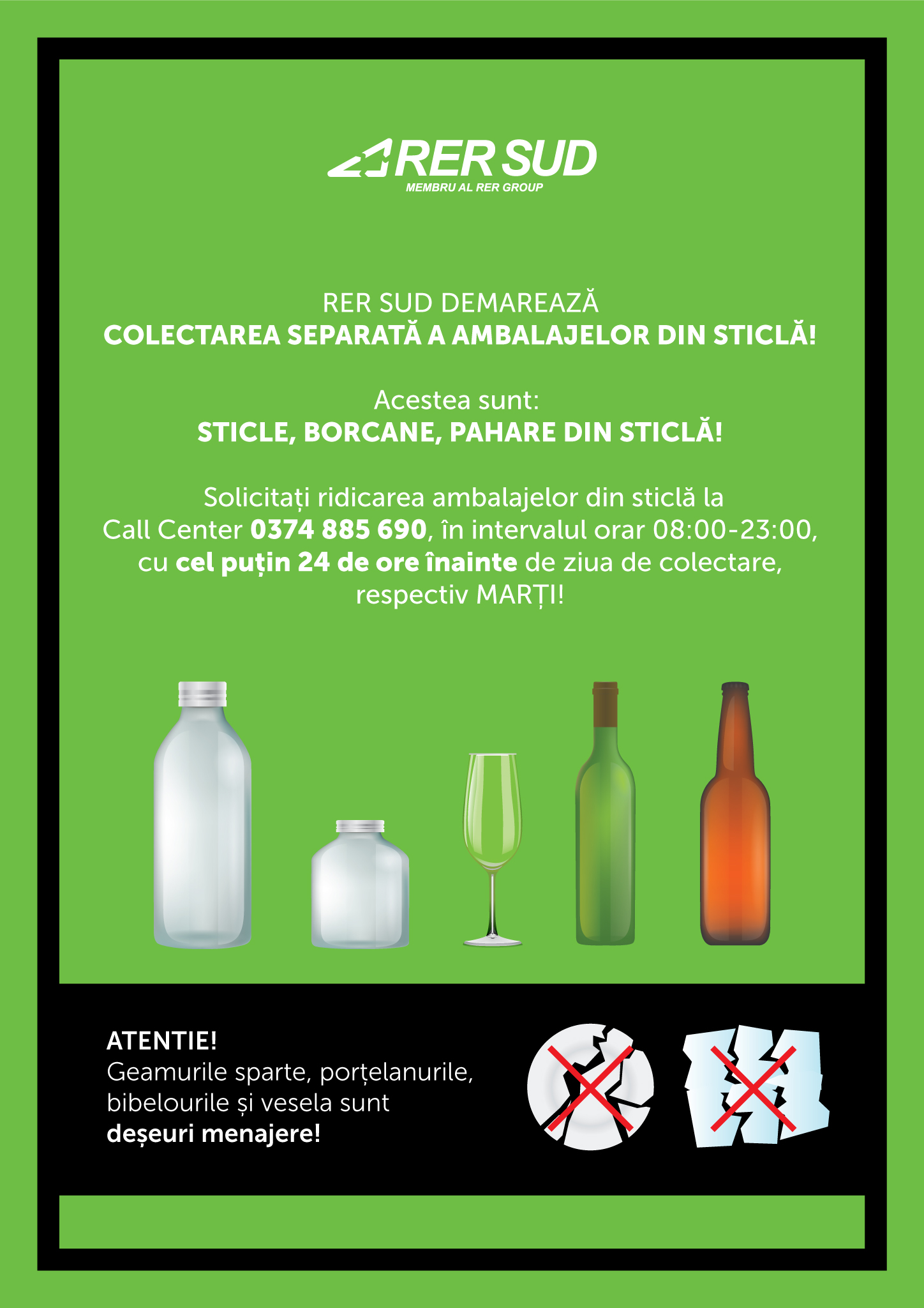 Inovatiile colectarii separate a ambalajelor din sticla!