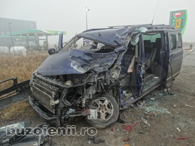 Șofer rănit într-un accident produs la ieșire din Buzău, spre Ploiești