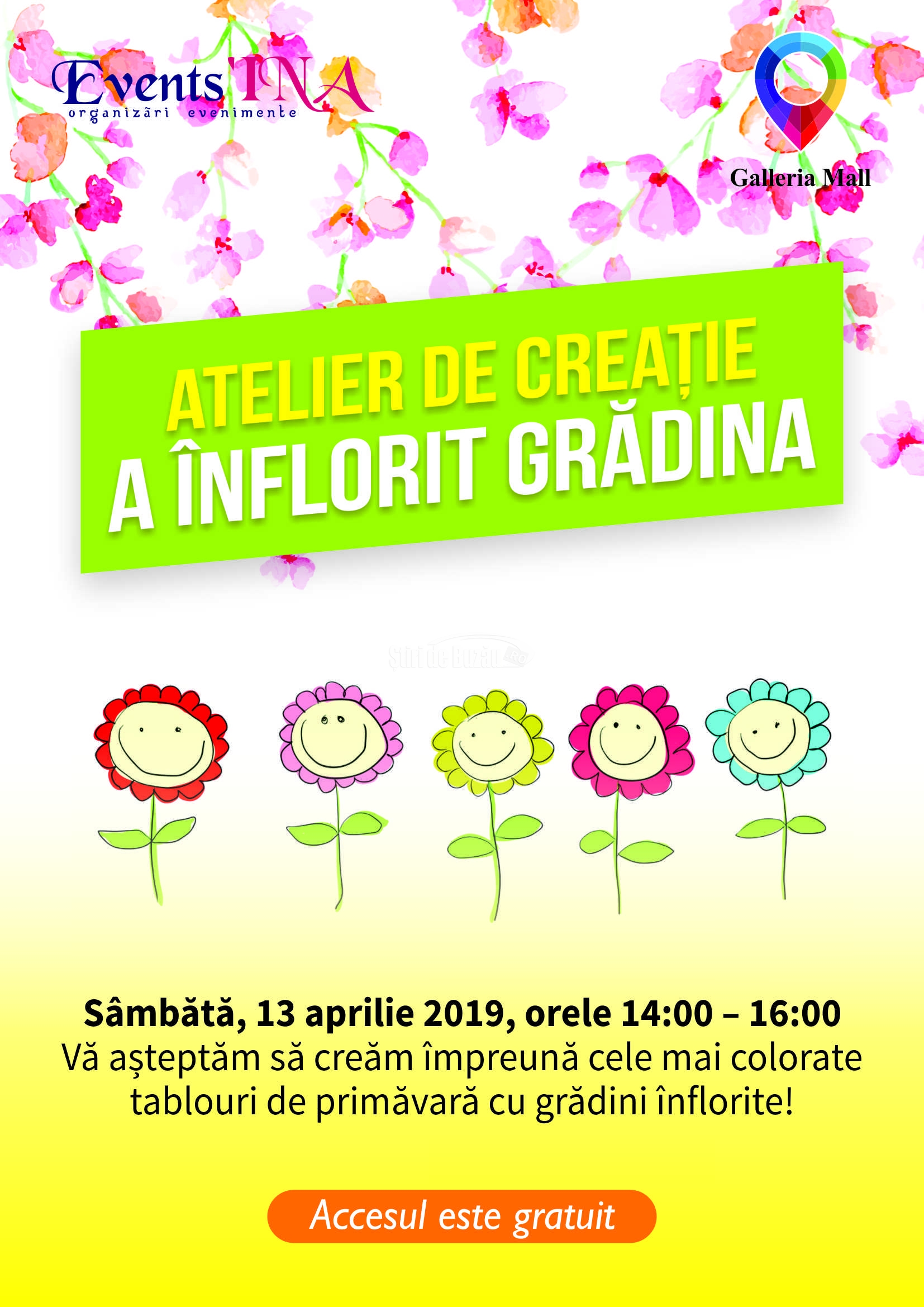 Afis A INFLORIT GRADINA 2019
