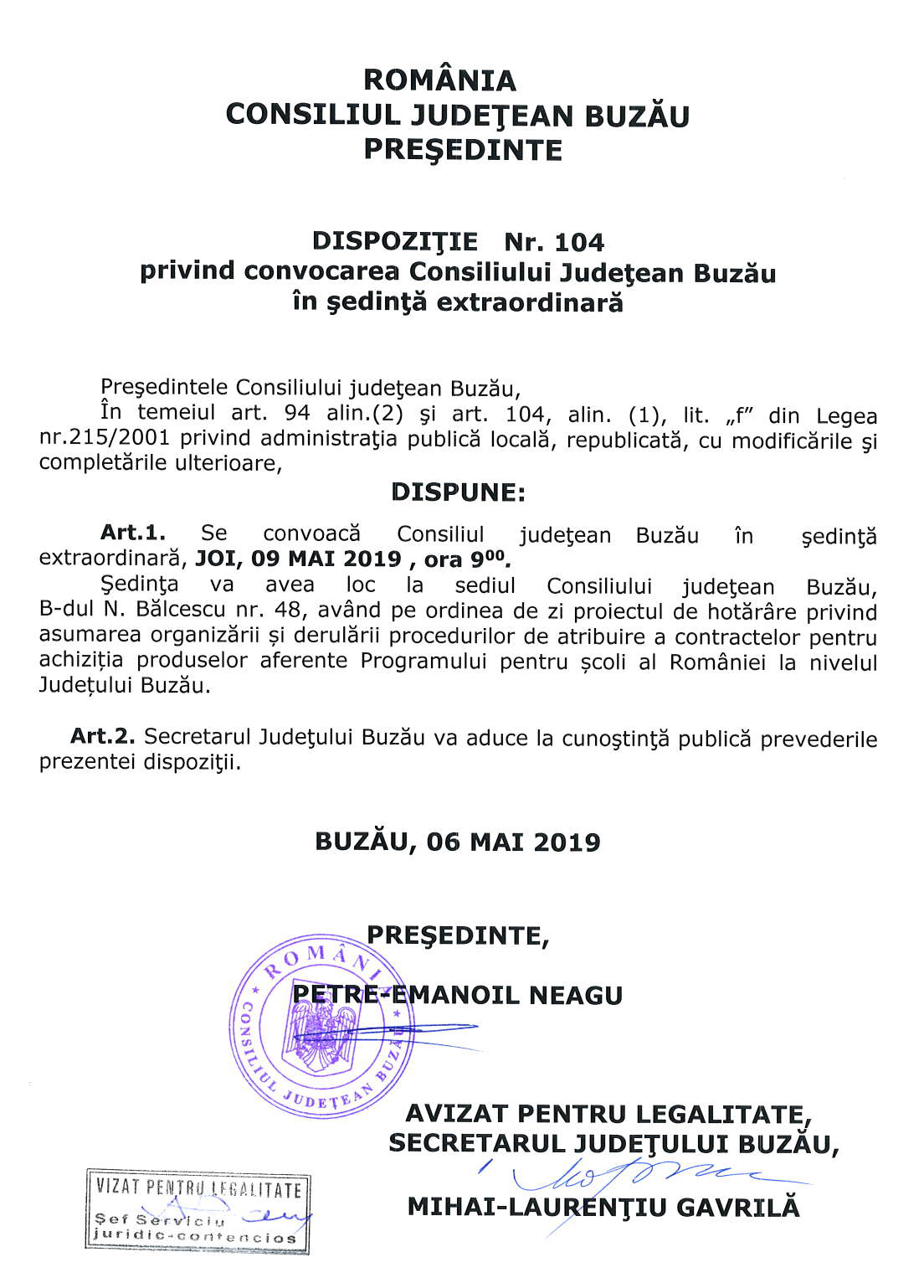 Dispoziția-nr