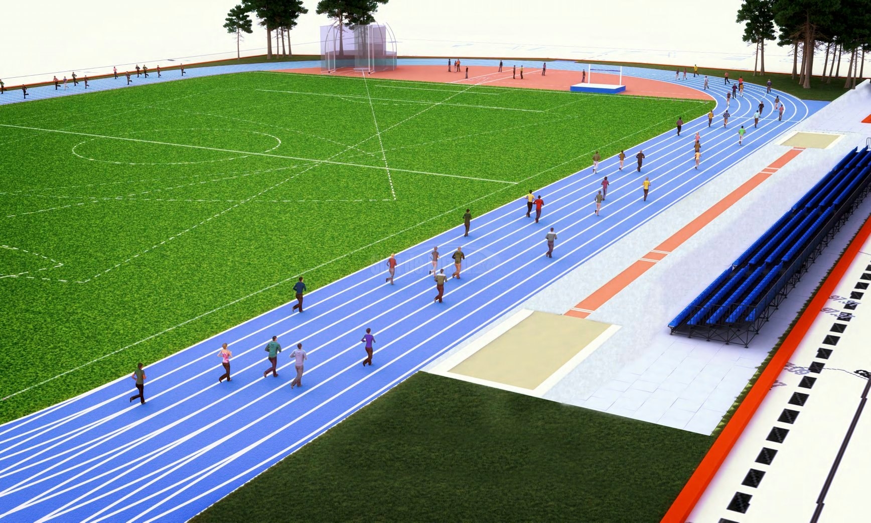 GALERIE FOTO A fost stabilit proiectul noului stadion de atletism din Buzău. Va avea pistă sintetică