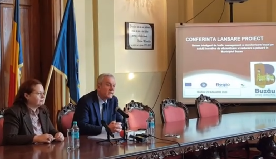 VIDEO Bani europeni pentru fluidizarea traficului rutier, în municipiul Buzău