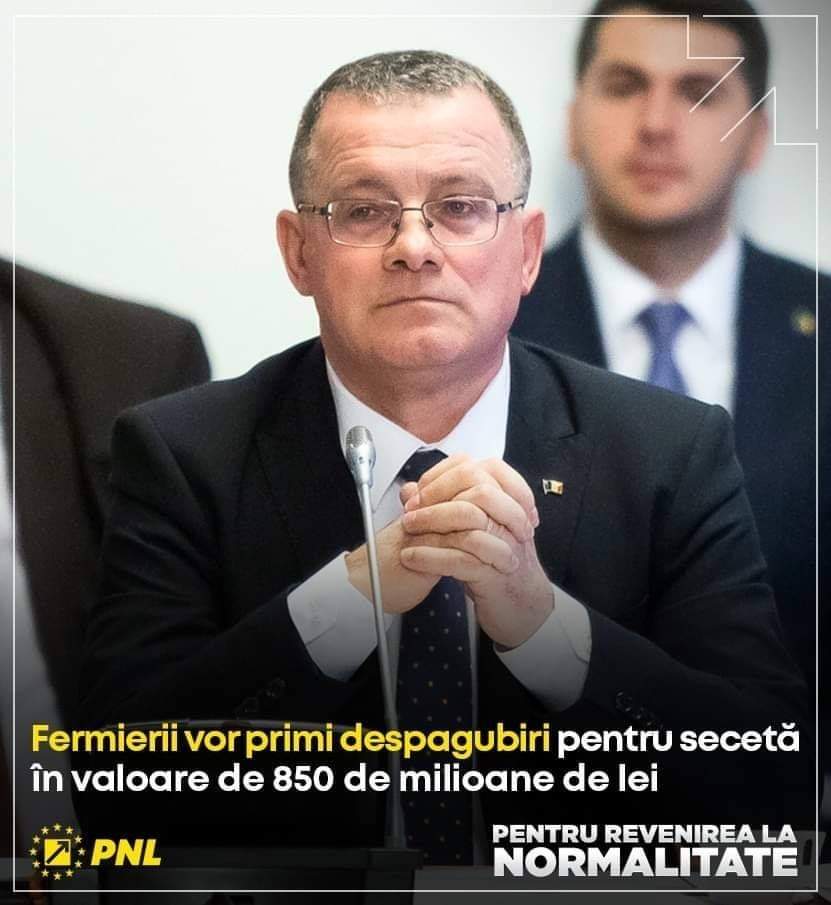 (P) Guvernul PNL anunță ajutoare de peste 3 miliarde de lei pentru fermieri