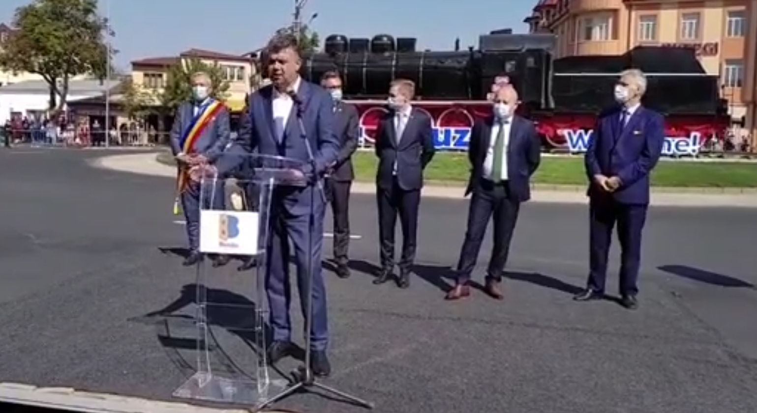 VIDEO Primăria a sărbătorit 150 de ani de cale ferată la Buzău. Ciolacu: „Avem un oraș prosper. Este meritul celor care conduc astăzi Buzăul”