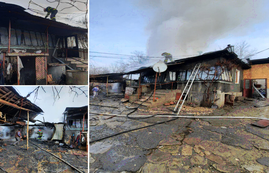 Octogenar din comuna Calvini, găsit decedat printre resturile casei incendiate