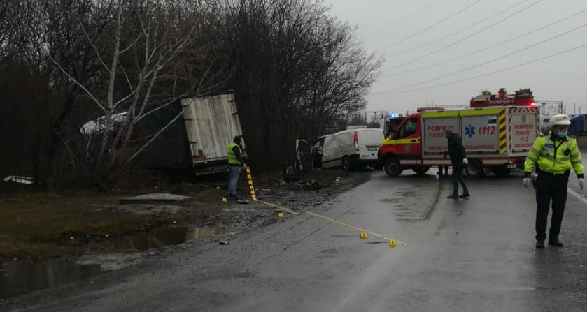 Accident la ieșire din Buzău, soldat cu decesul unei femei