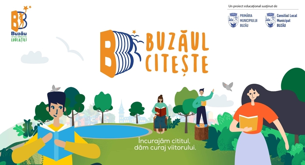 Primăria Municipiului Buzău și Consiliul Local  anunță lansarea proiectului ,,Buzăul citește”,
