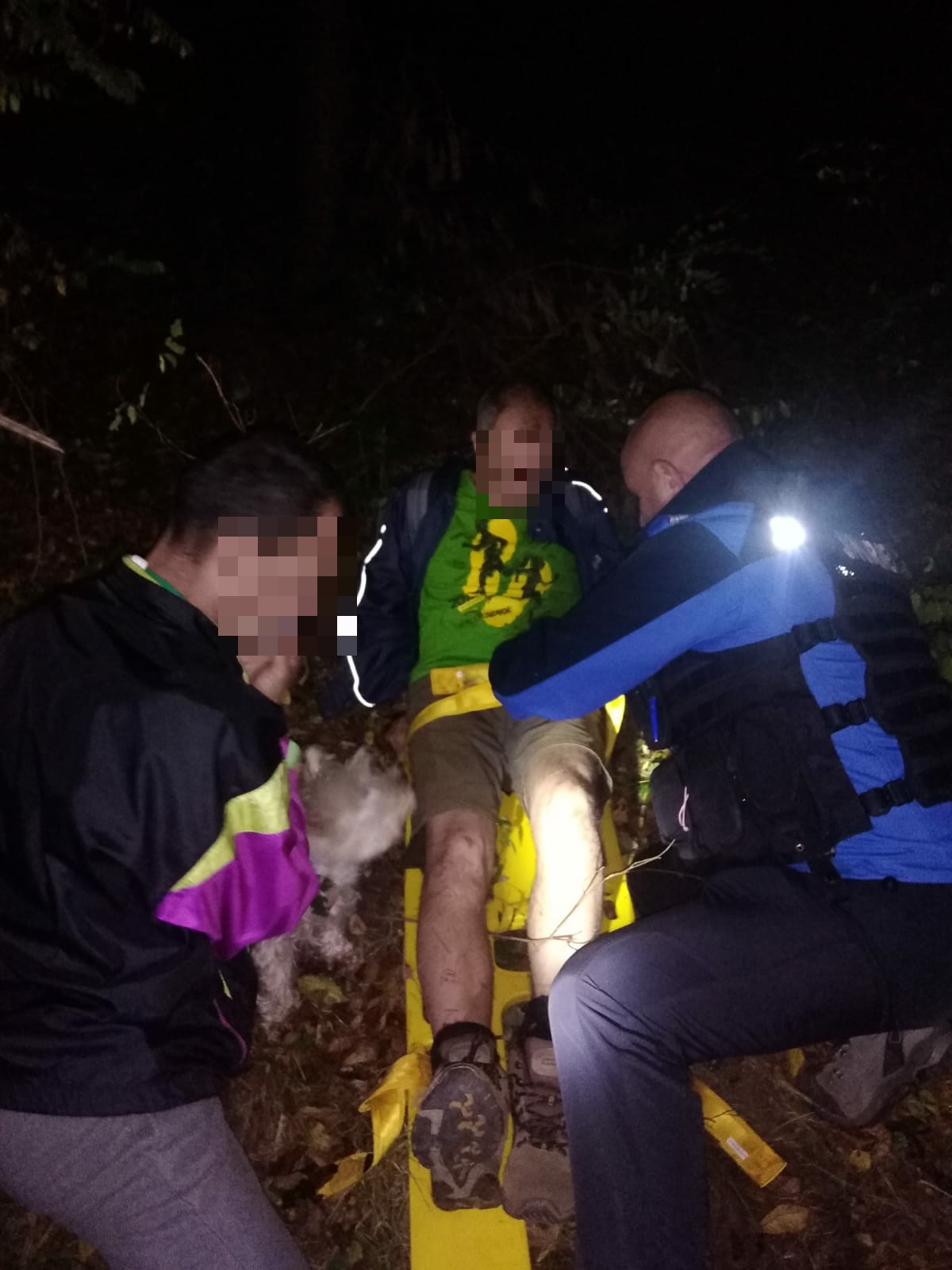 Misiune în munții Buzăului, pentru salvarea unui cetățean care s-a accidentat și s-a rătăcit în pădure