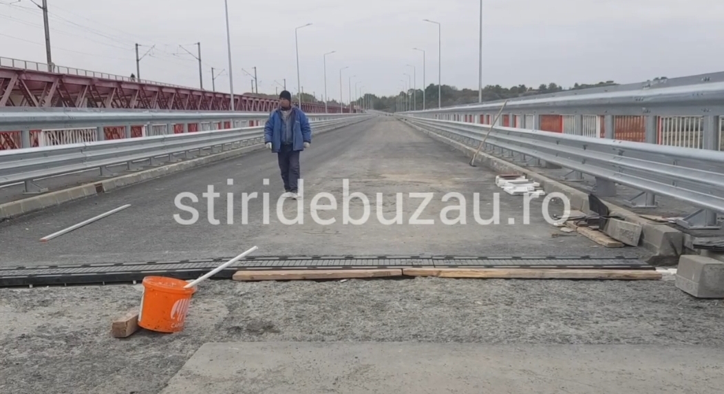 VIDEO Noul pod de la Vadu Pașii, pregătit pentru marea inaugurare