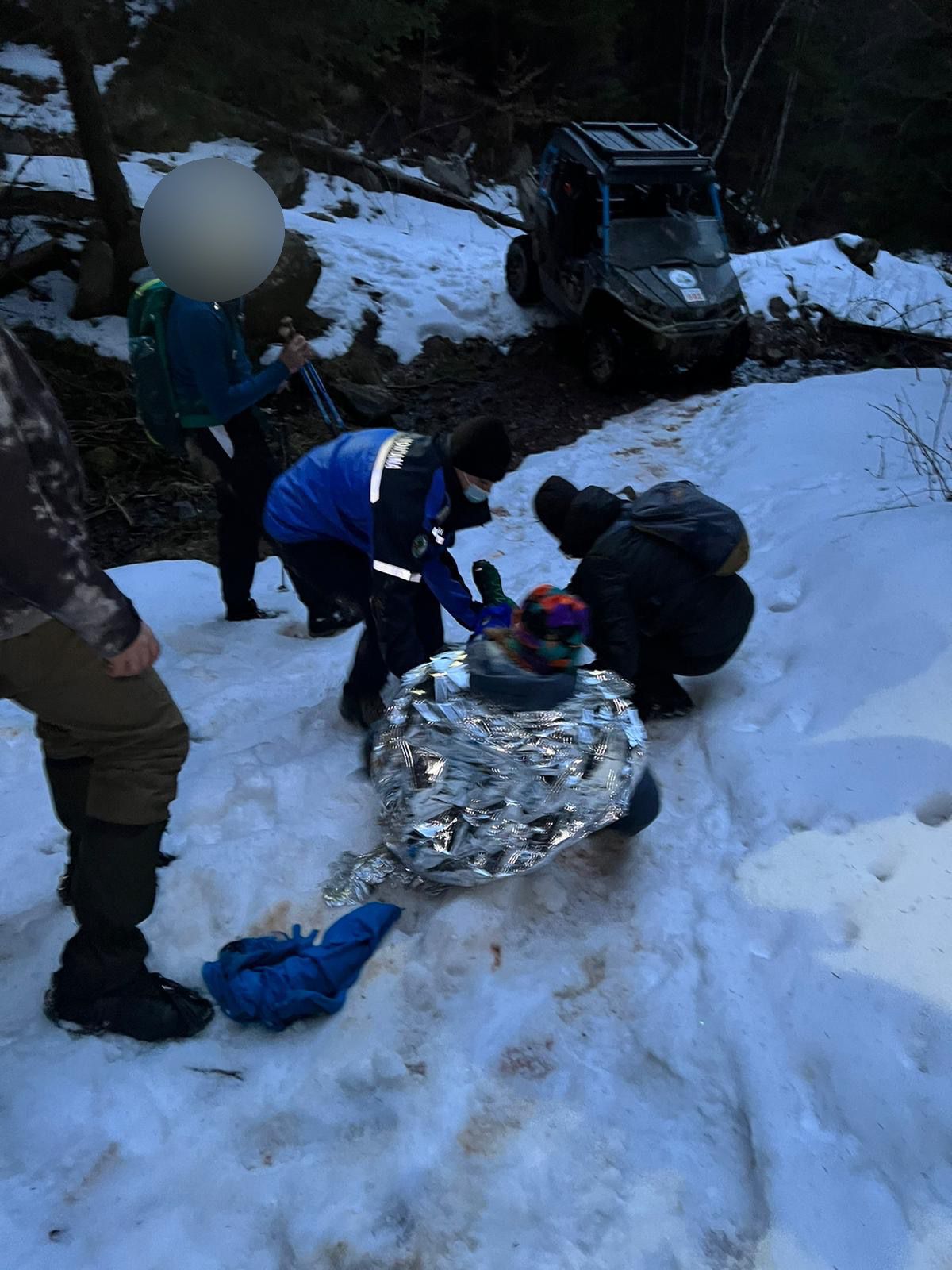 Misiune în Munții Buzăului, pentru salvarea unei turiste care a alunecat pe gheață