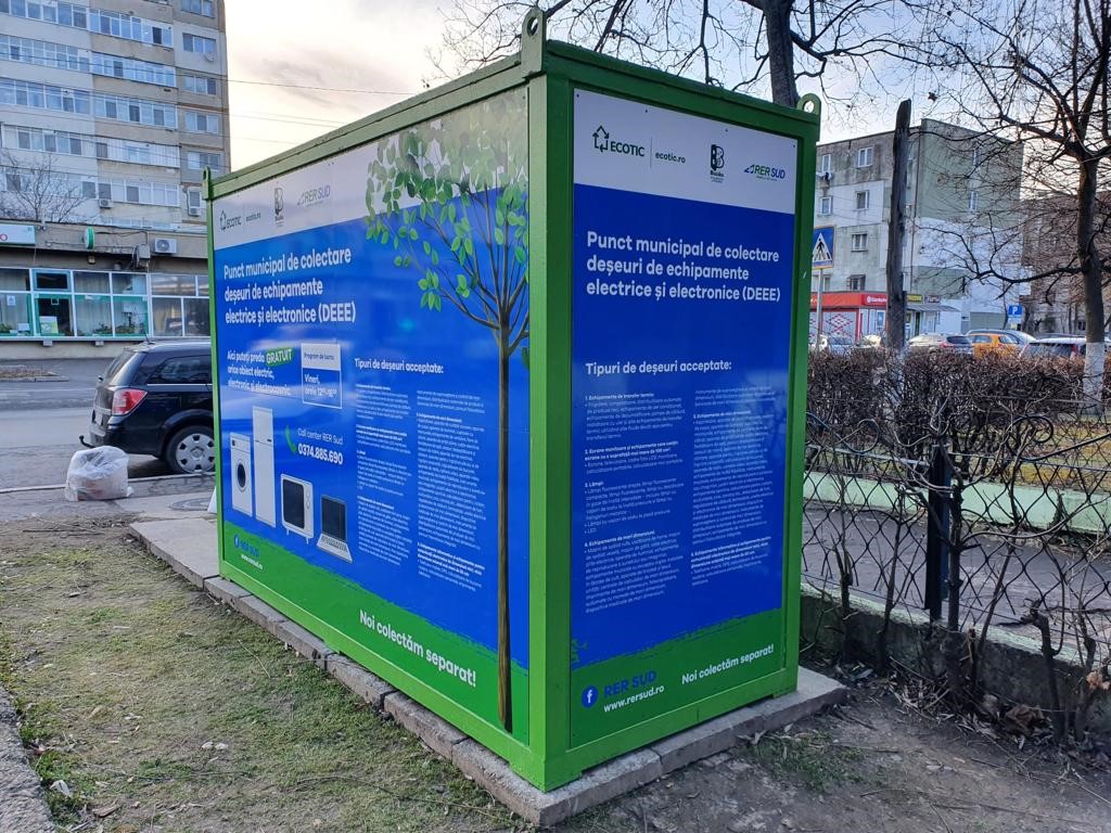 Puncte noi de colectare a deșeurilor electrice, electronice și electrocasnice vor fi inaugurate în orașul Buzău