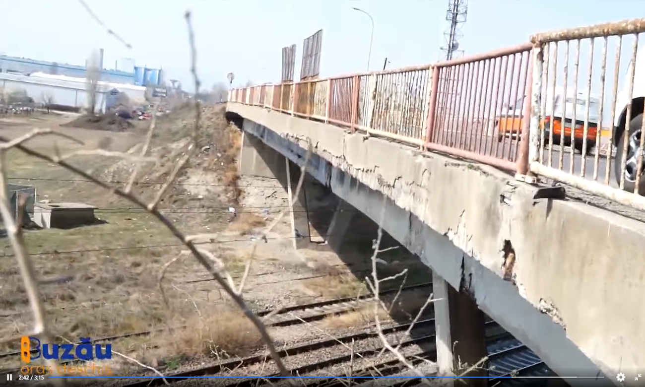VIDEO Încă un pod rutier din Buzău intră în reabilitare. Lucrările vor dura peste o sută de zile