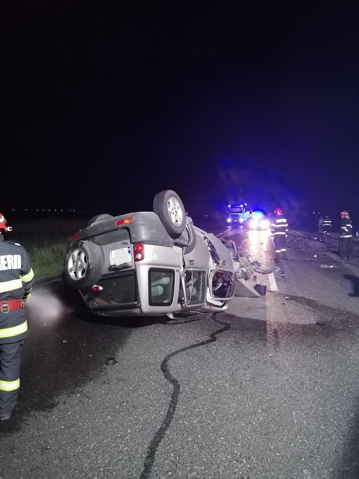 Accident cu cinci răniți pe DN2 E85, lângă municipiul Buzău