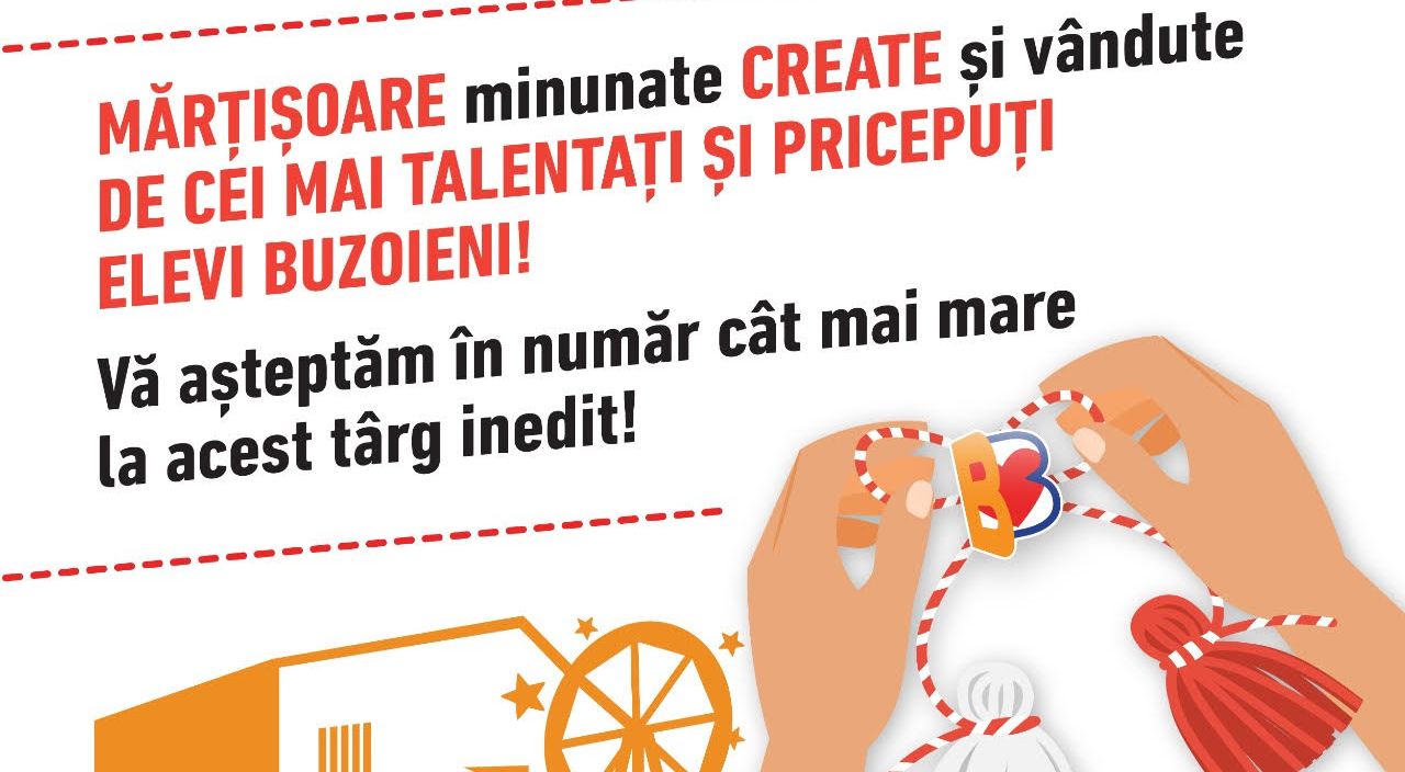 Centrul Iazul Morilor din Buzău, gazda Târgului de Mărțișor din 2023. Evenimentul, organizat în perioada 23 februarie-7 martie
