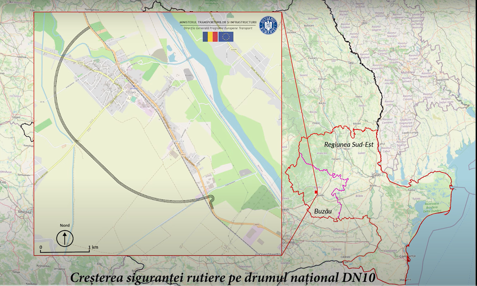 VIDEO Comuna Vernești va avea șosea de centură. Cum arată proiectul de infrastructură care va îmbunătăți traficul pe ruta Buzău – Brașov