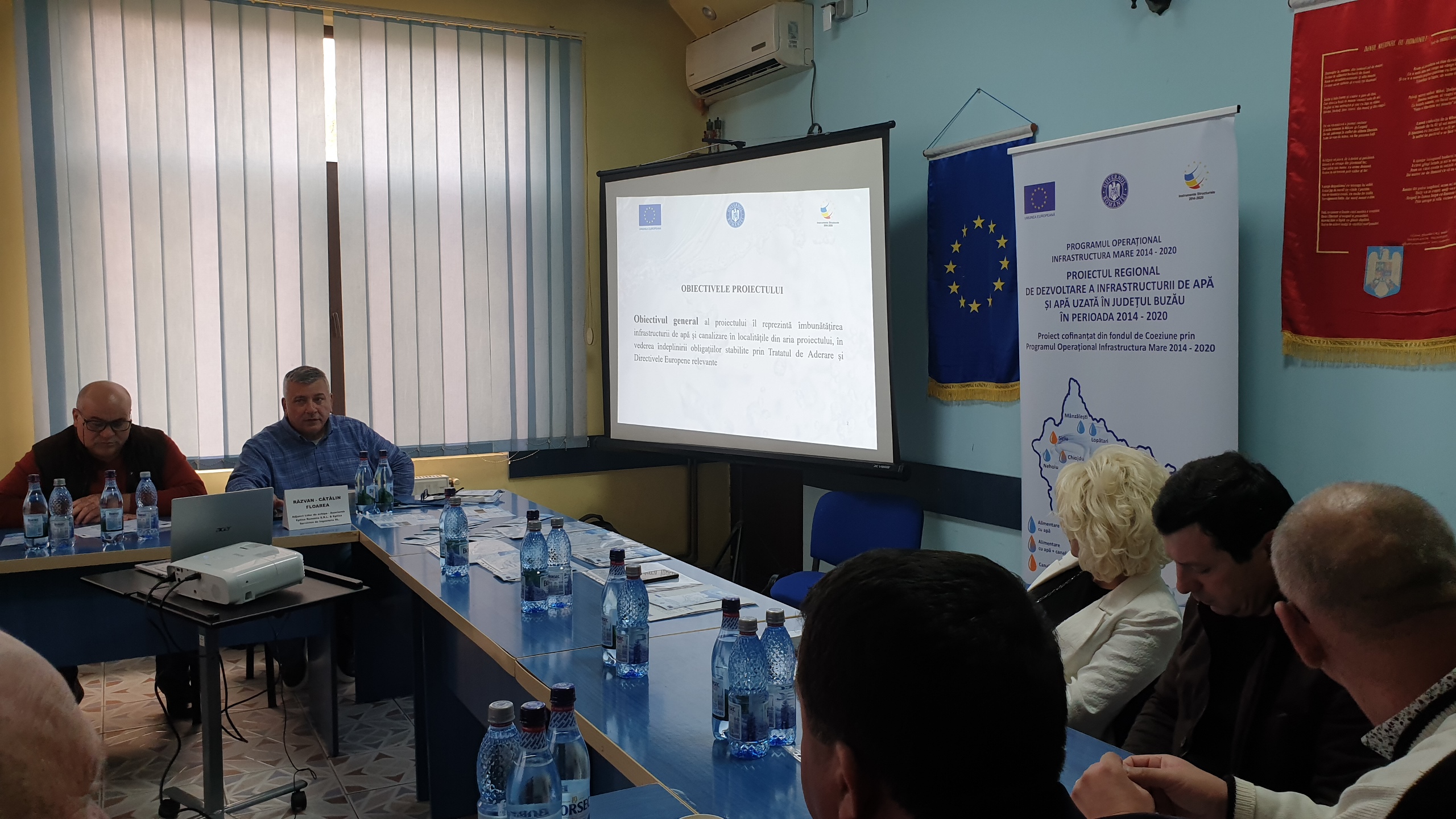 Mega-proiectul de dezvoltare a infrastructurii de apă din județul Buzău, prezentat miercuri la Cislău