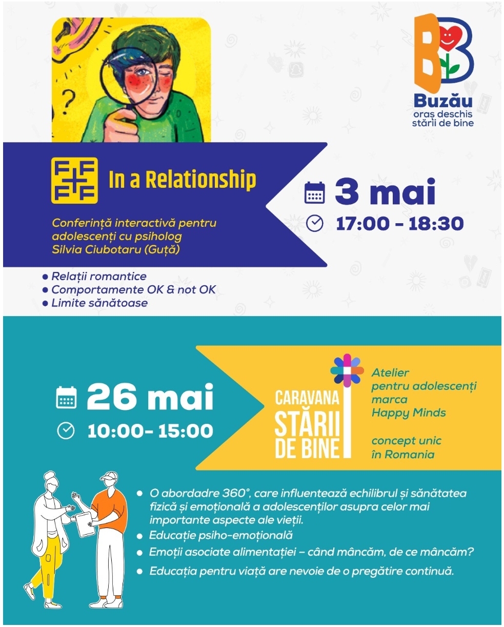 Activități culturale dedicate adolescenților, pregătite luna viitoare, de Primăria Buzău