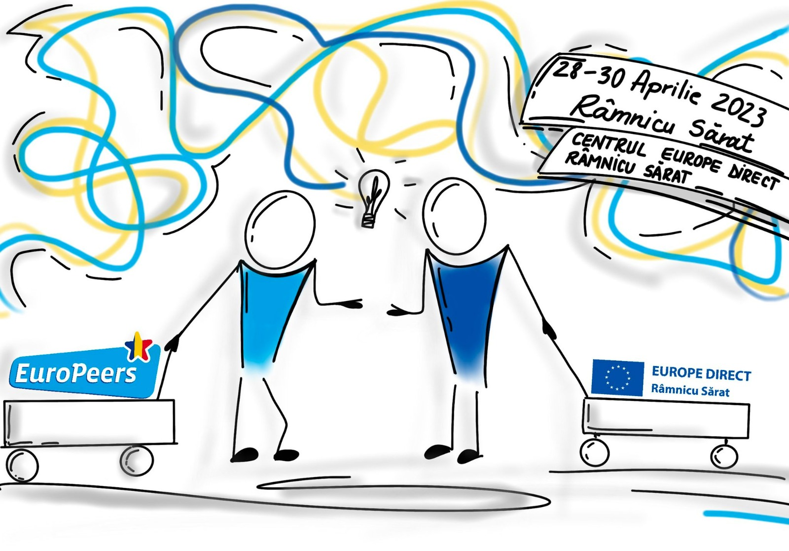 CONFERINȚA COMUNĂ A CENTRULUI EUROPE DIRECT RÂMNICU SĂRAT ȘI REȚELEI DE MULTIPLICATORI DE TINERET – EUROPEERS ARE LOC WEEKENDUL ACESTA ÎN RÂMNICU SĂRAT!