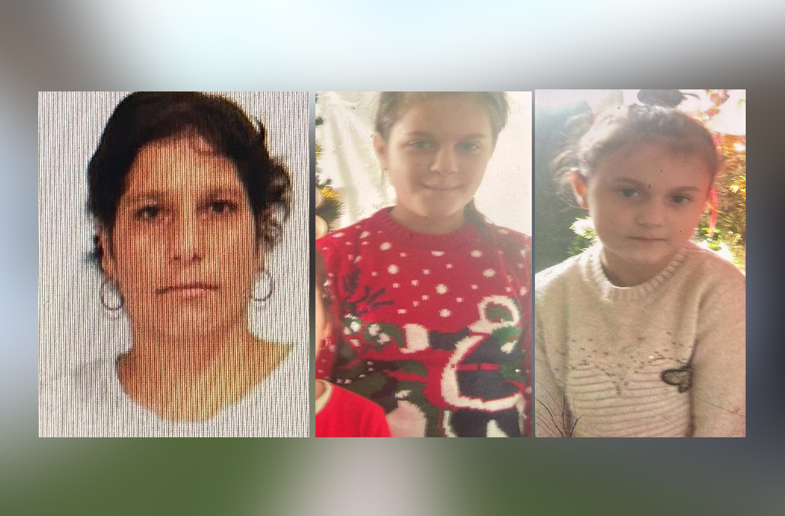 Mamă cu cele două fiice ale sale, rătăcite azi-noapte într-o pădure din comuna Năeni