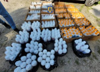 Dubă cu sute de litri de substanțe toxice folosite ilegal de grădinari, ascunsă în curtea unei mănăstiri VIDEO