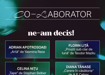 Primul apel de proiecte Co-Laborator dedicat tinerilor regizori de teatru s-a încheiat cu succes în Buzău