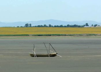 VIDEO Natura își vindecă rănile: apa revine timid într-un lac secat în 2022, din județul Buzău