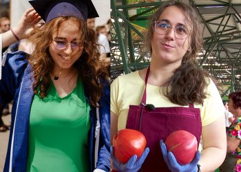 Povestea Dianei, olimpică la Biologie și viitor medic, care vinde roșii în Piața Centrală din Buzău