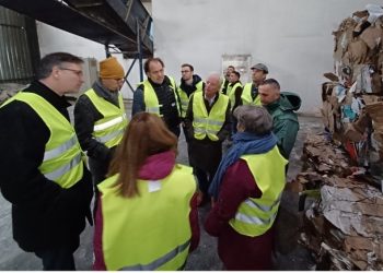 O delegație a Camerei de Comerț și Industrie Româno-Germană a vizitat Stația de sortare deșeuri reciclabile de la Vadu Pașii