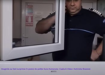 Mai mulți polițiști au fost surprinși în timp ce dormeau în post, de către un activist civic din Buzău