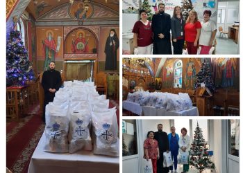 Moș Nicolae a sosit la Spitalul Județean de Urgență Buzău