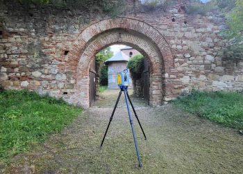 VIDEO Mănăstire cetate de lângă Buzău, scanată laser 3D în cel mai mic detaliu