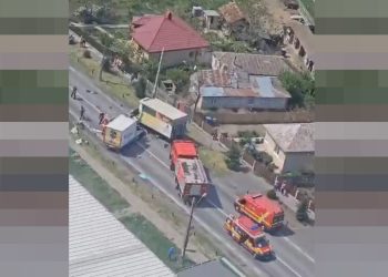 Accident grav, pe DN 2B, la granița dintre Buzău și Brăila. Traficul a fost restricționat