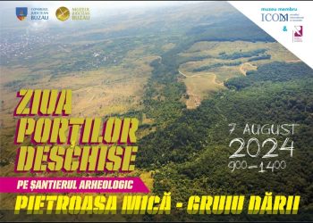 Muzeul Județean Buzău organizează „Ziua Porților Deschise” pe șantierul arheologic Pietroasa Mică-Gruiu Dării, pe 7 august