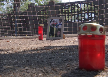 Altar de lumânări pentru fotbalistul din Rămnicu Sărat, care a dispărut în mod tragic, la doar 16 ani