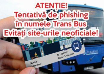 Atenție! Tentativă de phishing în numele Trans Bus – Evitați site-urile neoficiale!