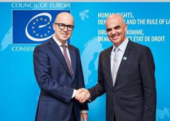 Întâlnire la Strasbourg între deputatul Andi Cristea și Secretarul General al Consiliului Europei, Alain Berset