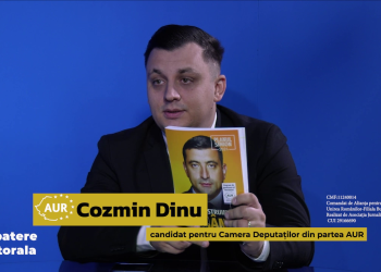 Cultura și educația, priorități în proiectele politice ale lui Cozmin Dinu, candidatul AUR la Camera Deputatilor