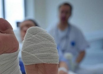 Picioare Degerate Bandajate Spital (1)