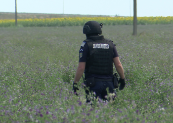 Căutări de amploare pe un câmp de lângă Buzău, după ce un bărbat a anunțat că a văzut o explozie. Autoritățile nu au găsit nicio dronă