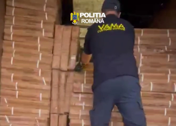 VIDEO Peste 3,3 milioane de țigarete, ascunse printre pește congelat și cutii cu încălțăminte